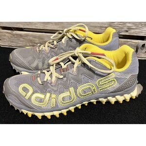 Adidas Vigor TR 4W Trail Running Shoes Womens Size 8.5 Gray Yellow Athletic